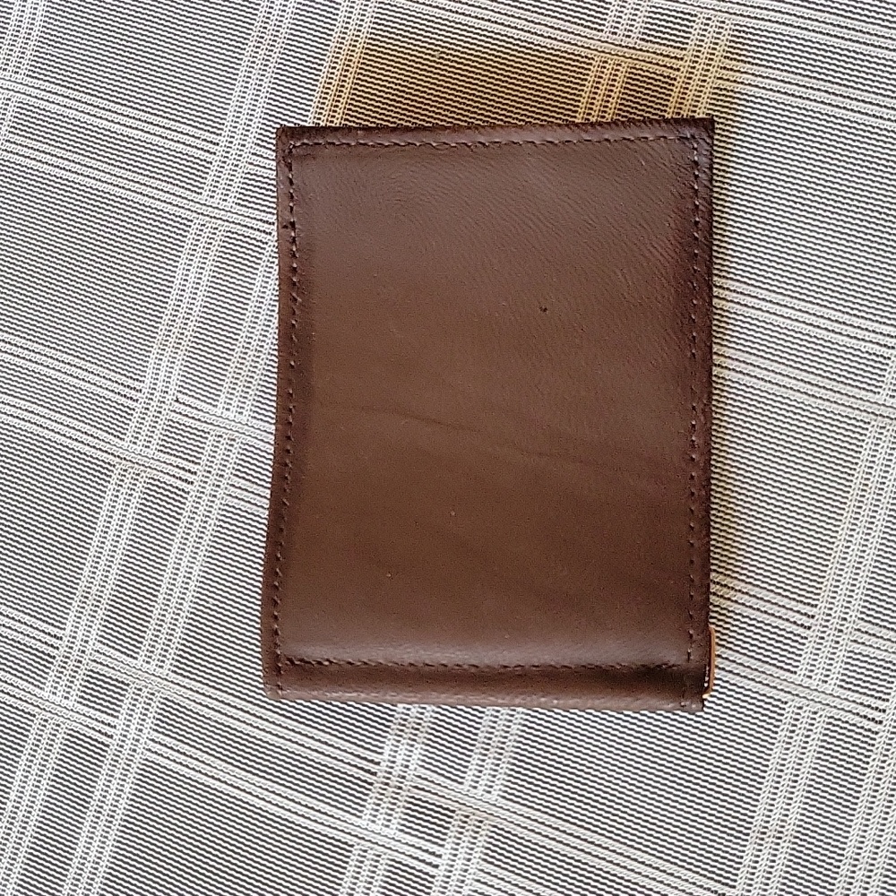 Vintage Swank Genuine Lambskin Money Clip Bill Fold